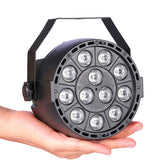 12pcs Mini Par Can Light Stage Lighting With RGB for Wedding Decoration
